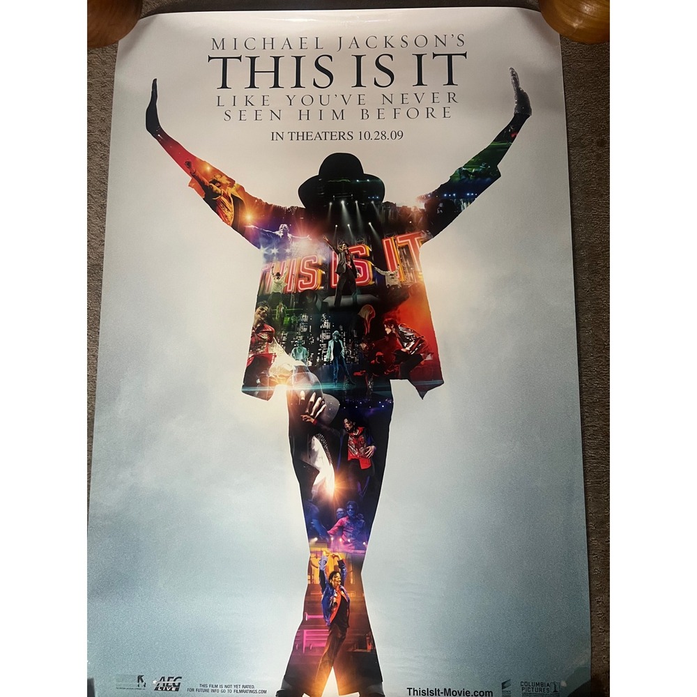 Michael Jackson THIS IS IT 2009 Original DS 27x40 Advance Movie Poster